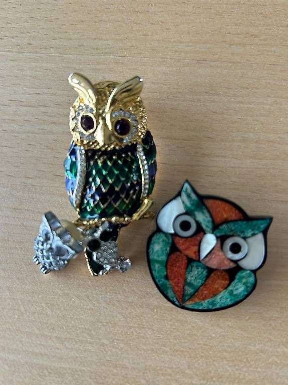 Broches & Aiguilles: Modeschmuck mit Eulensujets – D'occasion à Möriken AG par Doris5103 2