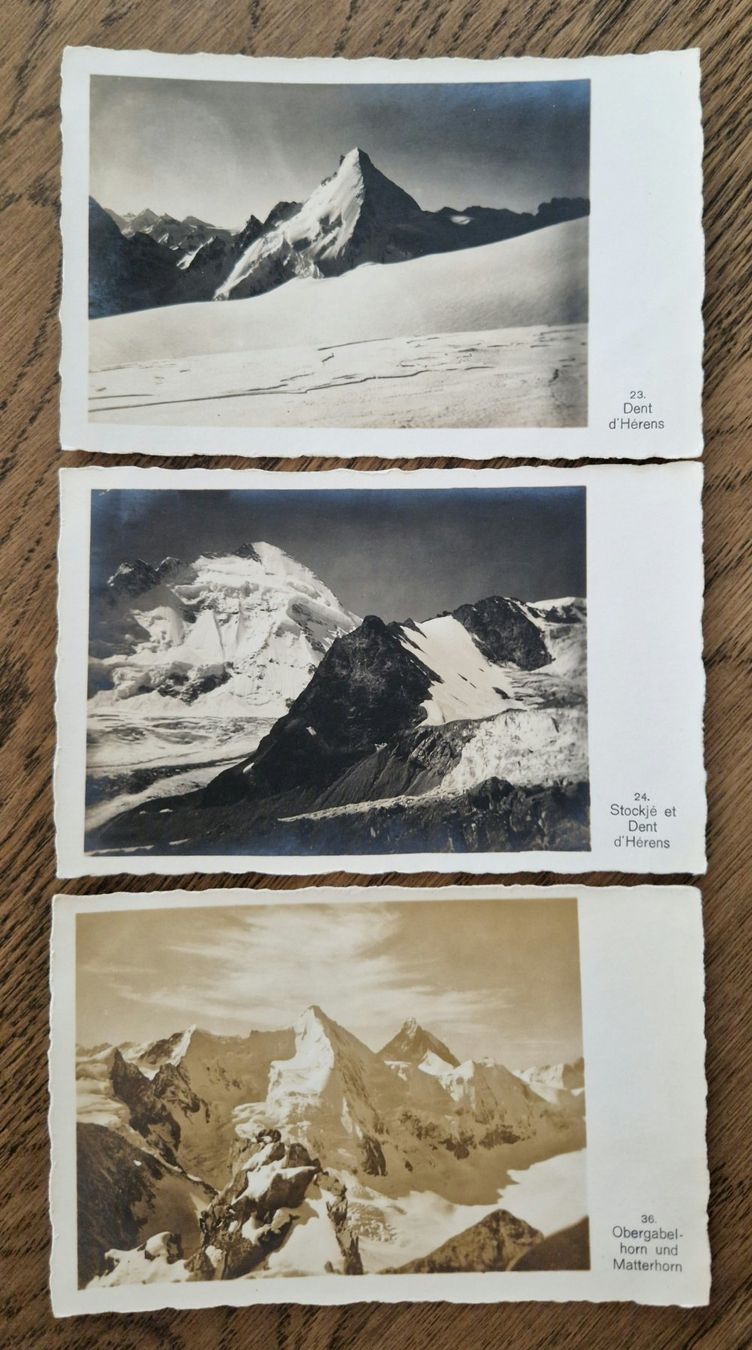 Cartoline postali: 9  Bilder aus den Alpen aus einer Serie – Usato da Ebikon venduto da Donar50 2