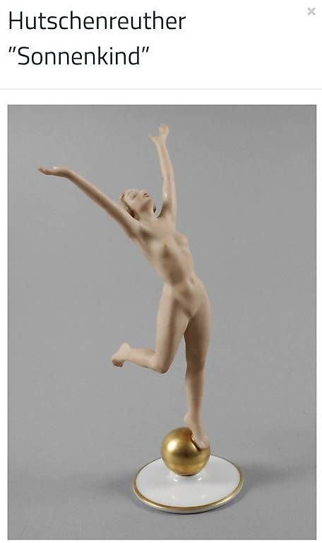 Statuette: "Sonnenkind" von Karl Tutter 1960 – Usato da Riehen venduto da harald13 2