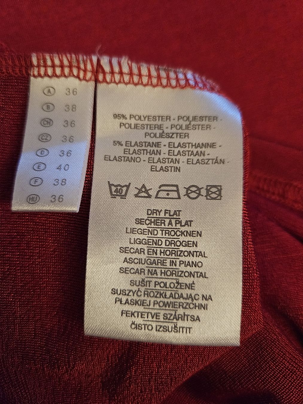C&A Vestiti: Rotes C&A Kleid, Grösse 38, neuwertig  – Nuovo (secondo la descrizione) da Anwil venduto da tamoos 3