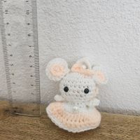 Amigurumi Mädchen Mäuschen, total süss, gehäkelt