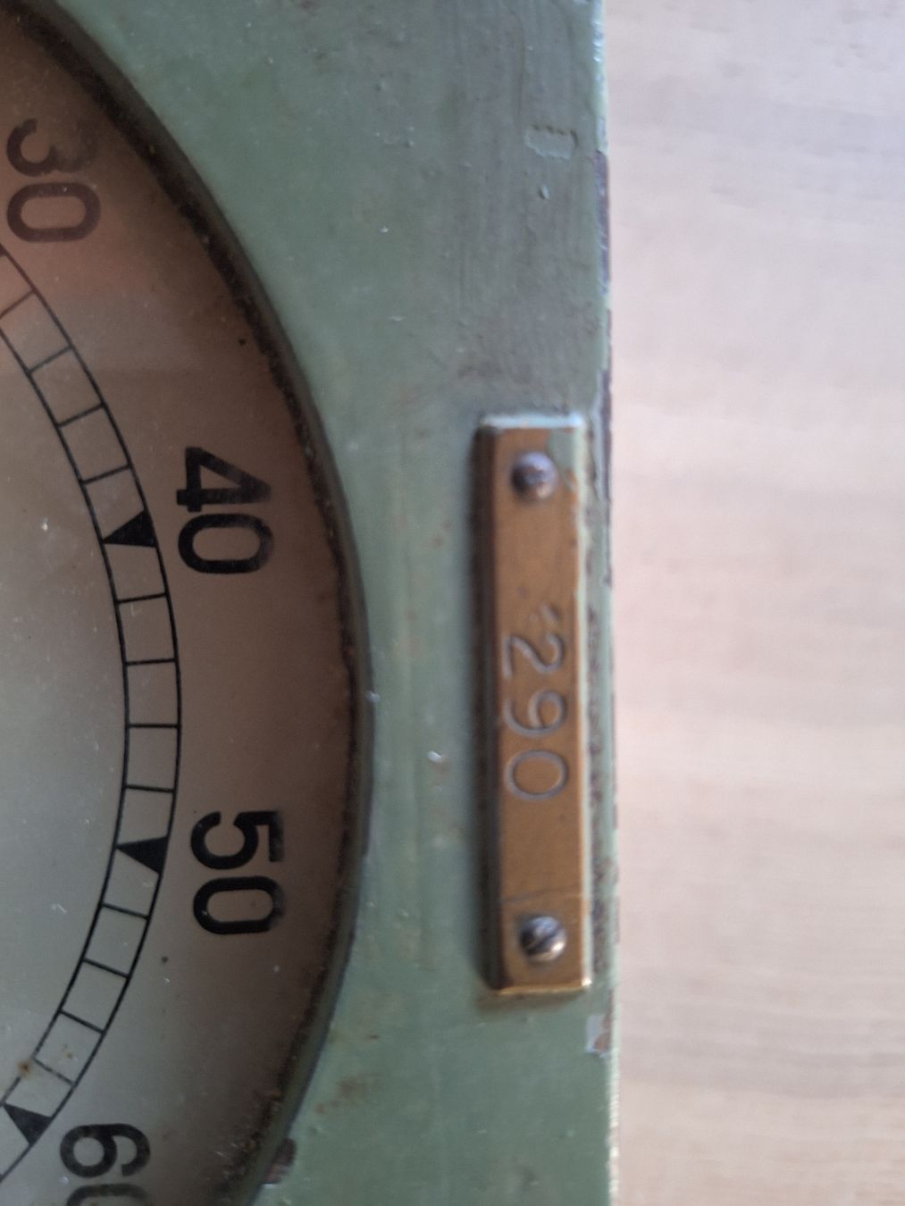 Misurare: Antiker Tachometer SBB Hasler  – Usato da Schaffhausen venduto da RicardoSchaffhausen 3