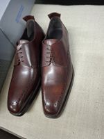 Schuhe Herren Leder braun Grösse 42 neu Silany, Handgemacht