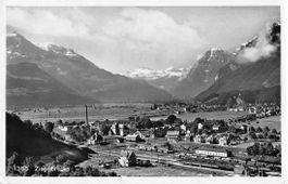 GRUSS aus ZIEGELBRÜCKE, Ansichtskarte 1954