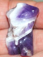 Deko - Heilstein A-314 – Torso – Amethyst – ca. 3,5 cm