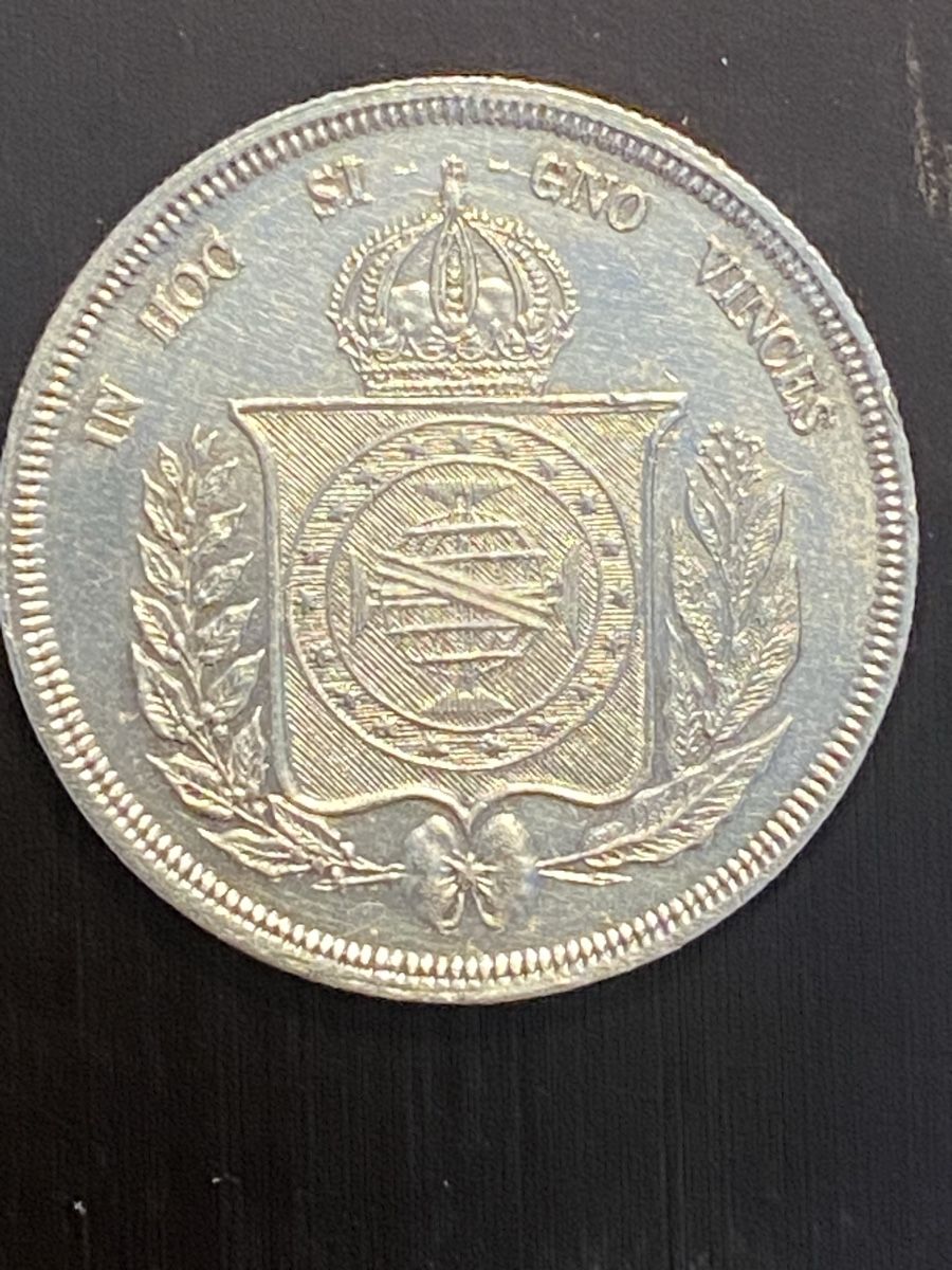 Alle Münzen: Brésil, 500 Réis 1860 Argent – Gebraucht aus Corsier-sur-Vevey von Ginoarturo