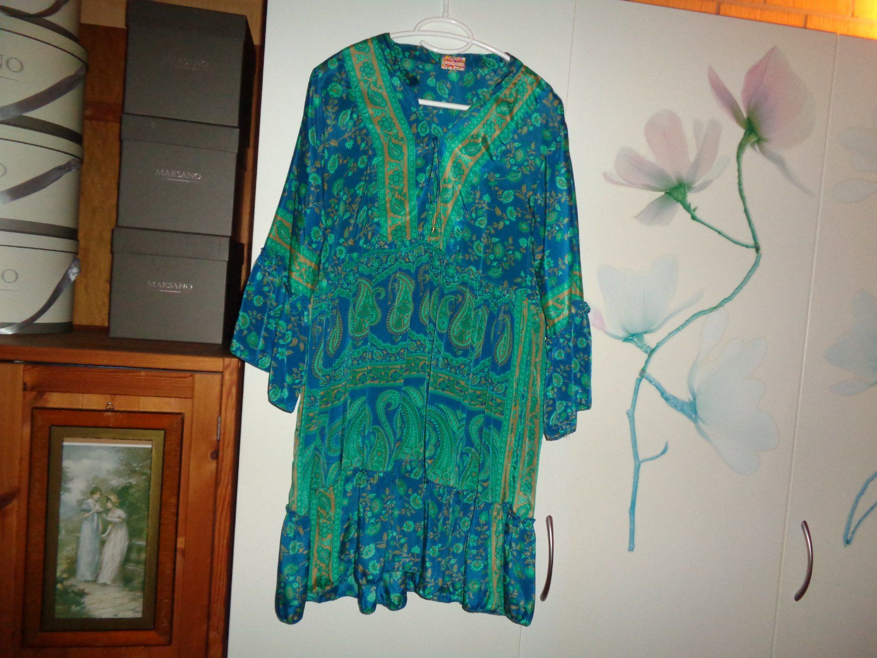 Kleider: *** Boho Kleid *** / Kunstseide / Neu – Neu (gemäss Beschreibung) aus Othmarsingen von Leuchtturmlady