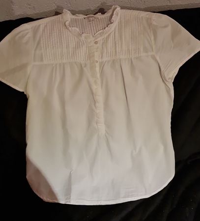 Elegante Bluse, weiss, Grösse 36 - Perfekt für den Sommer