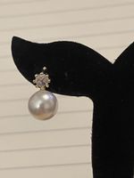 Jolies boucles d’oreilles et perle légères et neuves