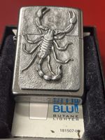 Zippo Blu Butane Feuerzeug Skorpion, Ungezündet!