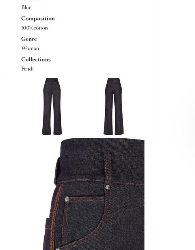 Fendi Jeans: Fendi denim jeans – Nuovo e nell'imballaggio originale da Grandvaux venduto da i71_n8m7 3