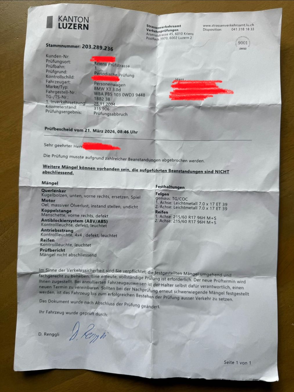 BMW Automobili: BMW X3 e83 3.0D – Usato da Luzern venduto da Horus95 6