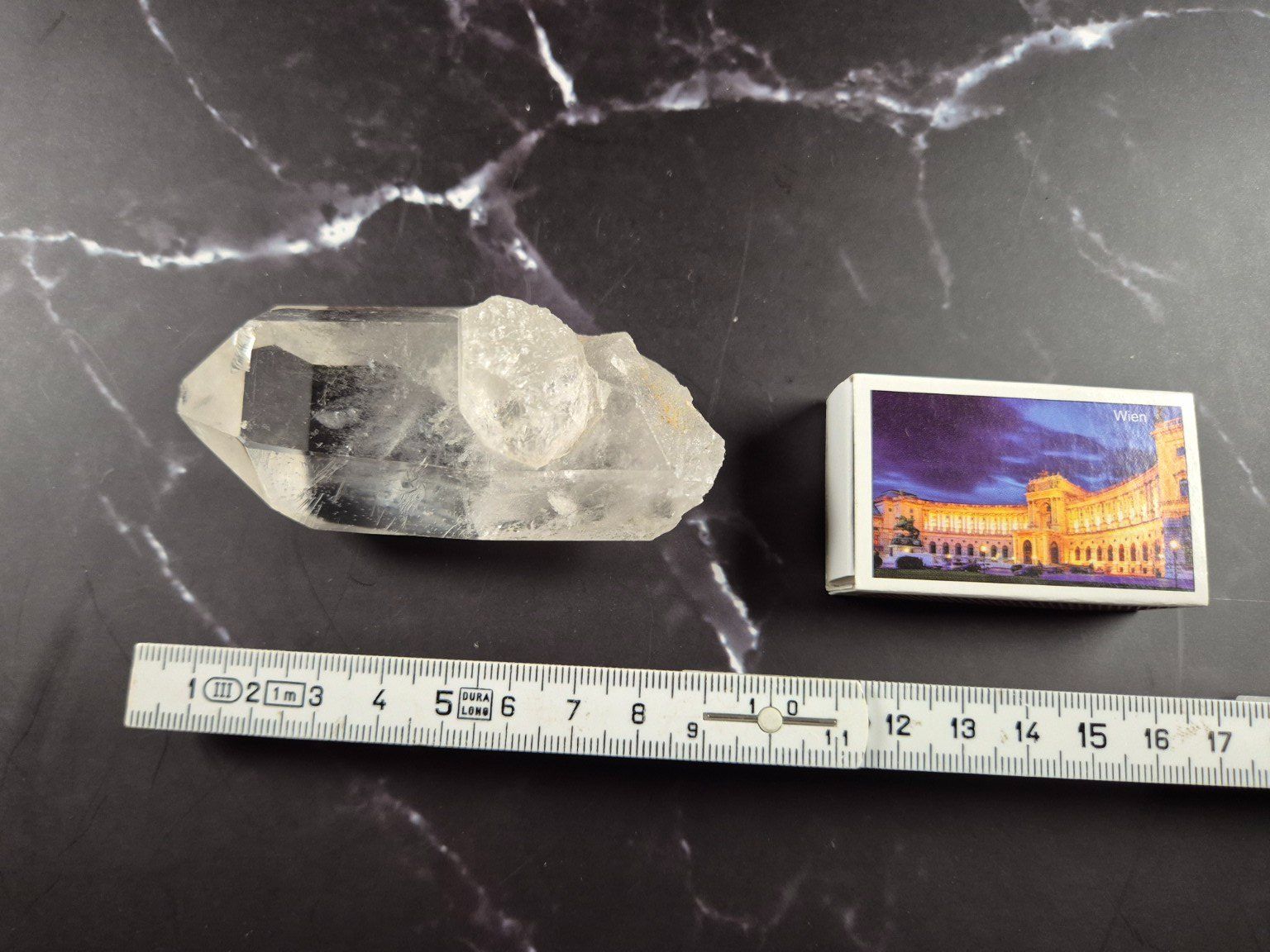 Minerali & Pietre curative: Cristal de quartz naturel biterminé avec cristal secondaire – Usato da Sugnens venduto da Madteus82 1