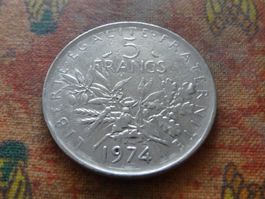 FRANCE  5 Francs  1974