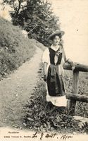 St. Cergues   VD   -    Costume      en  1 9 1 0
