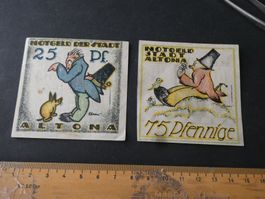 Dt. Reich, Altona - Notgeldscheine