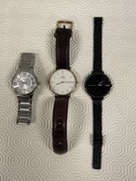 Lot de 3 montres d'occasion: Daniel Wellington, TH et +
