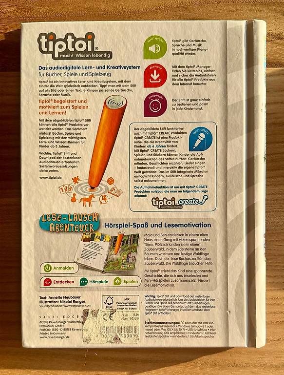Libri: tiptoi Buch - Lese-Lausch Abenteuer - Zauberwald – Usato da Ersigen venduto da Resuss 1