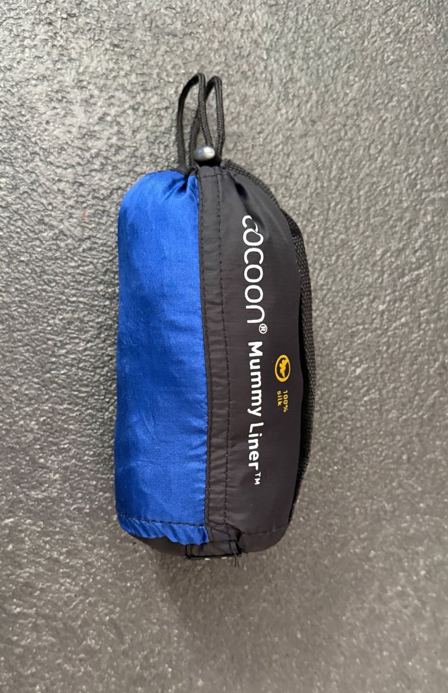 Cocoon Sacchi a pelo: Cocoon MummyLiner Seidenschlafsack blau – Nuovo (secondo la descrizione) da Domat/Ems venduto da Ursin81