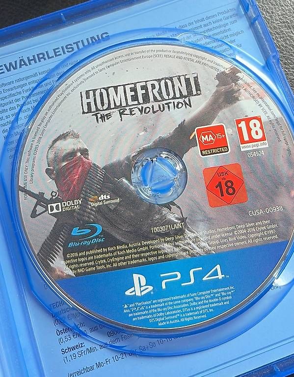 Jeux: Homefront: The Revolution (PS4) – D'occasion à Wil SG par abi_j9gp 2