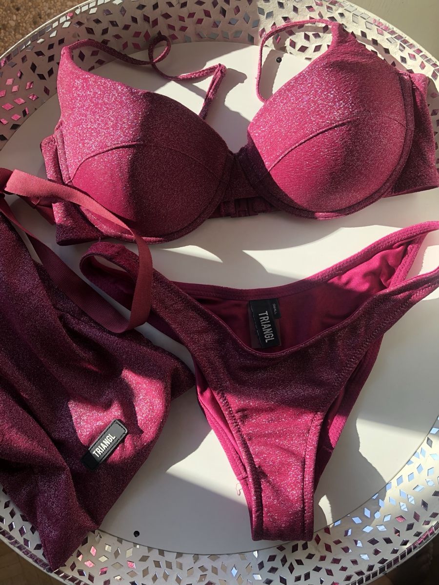 Costumi da bagno & Bikini: Bikini Triangl rose grape lurex – Nuovo (secondo la descrizione) da Clarens venduto da ale_yc7t