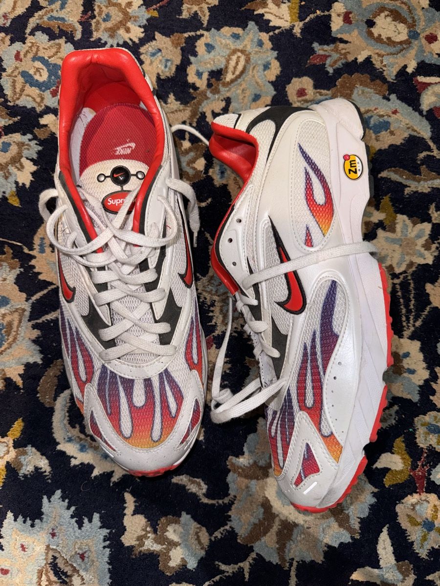 Scarpe da uomo: Supreme Nike zoom streak spectrum plus flame fire logo – Usato da Kreuzlingen venduto da kan_9w8k 2