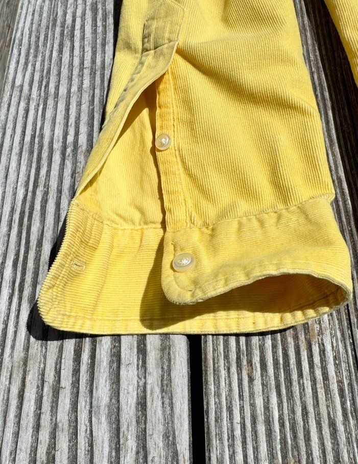 Ralph Lauren Camicie: Ralph Lauren Hemd Kord M Gelb – Usato da Männedorf venduto da LTMCS 5