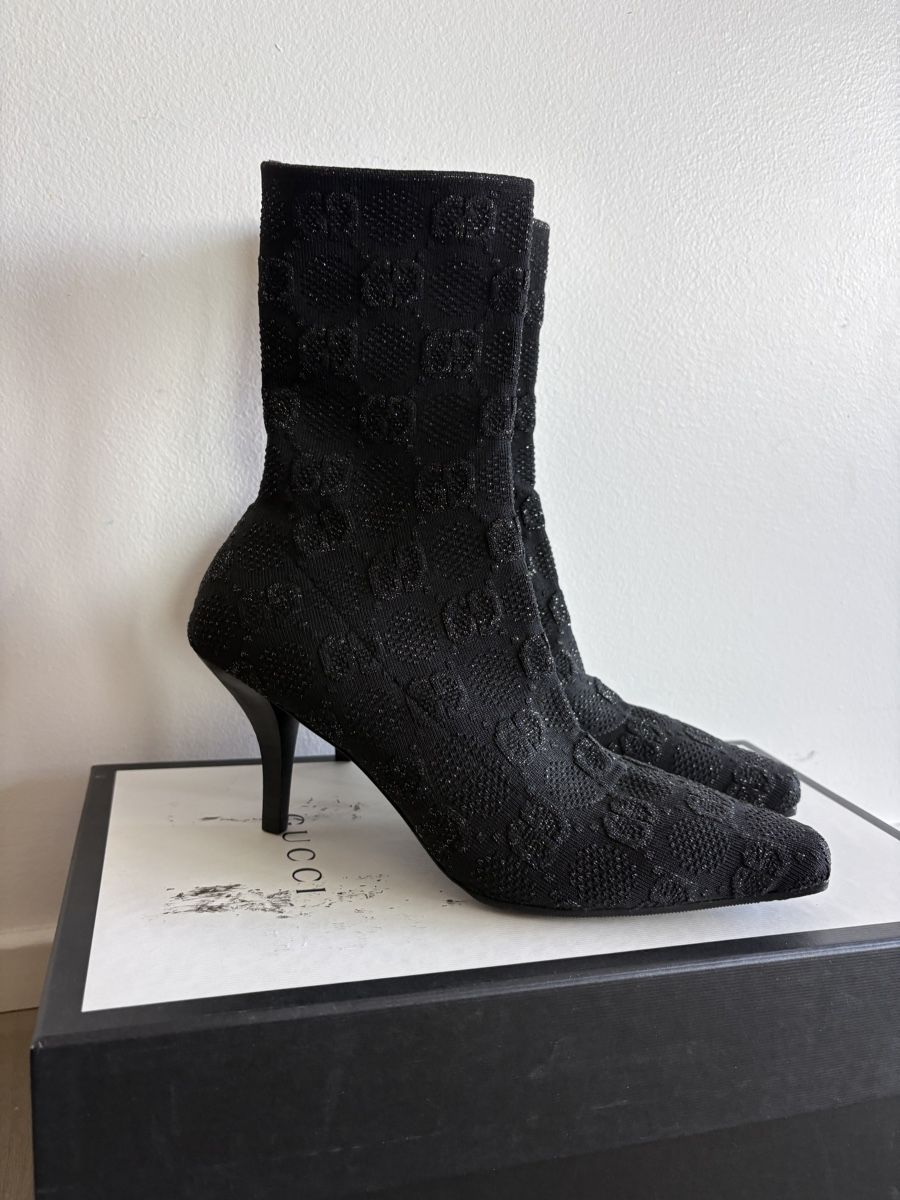 Gucci Scarpe da donna: Gucci Boots GG Fabric Patterned Size 39 – Usato da Nyon venduto da My_wardrobe 2
