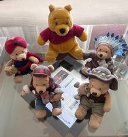 Lot de 5 peluches Winnie l'Ourson Disney vintage