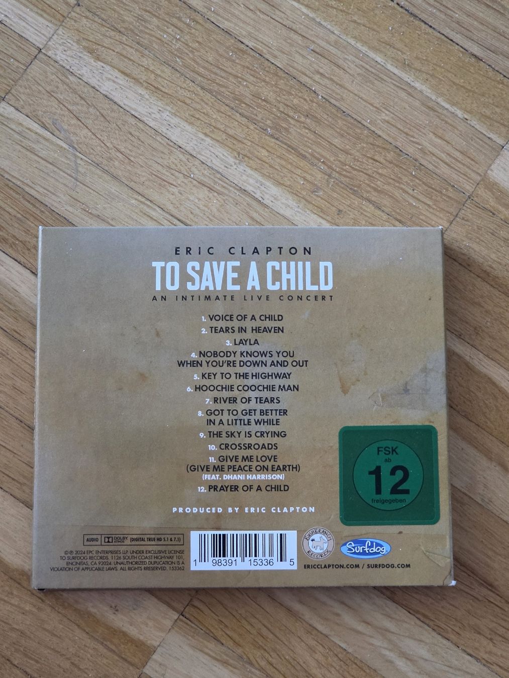 CDs: CD und Blu-Ray: Eric Clapton: To Save A Child – Gebraucht aus Aesch BL von immon 1