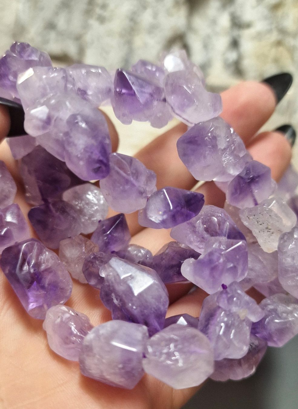 Minerali & Pietre curative: Amethyst Rohstein Armband – Nuovo (secondo la descrizione) da Matzingen venduto da Shay_Crystalz 1