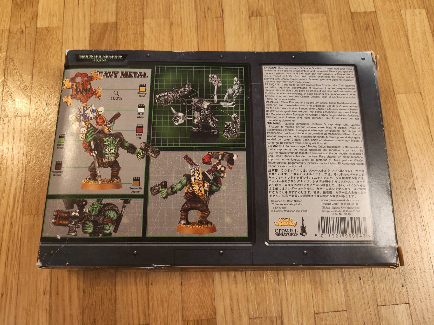 Kits de montage: Warhammer 4x Ork Nobz metal oop – D'occasion à Grandson par Batarang 1