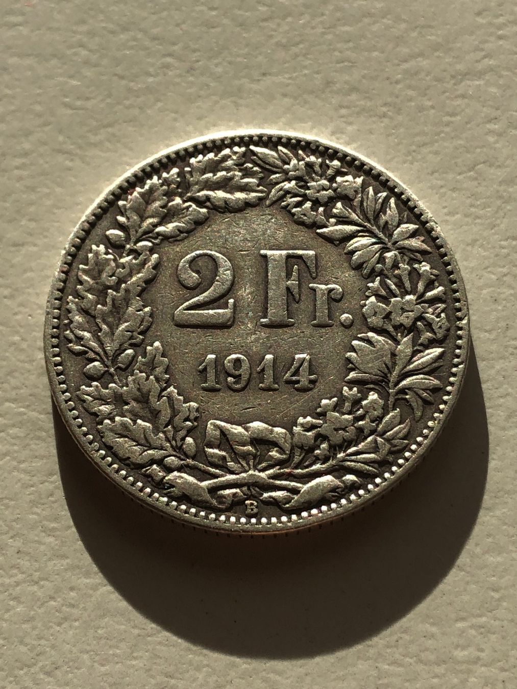 Tutti le monete: 2 Fr. 1914 – Usato da Schötz venduto da Odpa