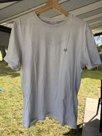 C.P. Company Herren T-Shirt Weiss