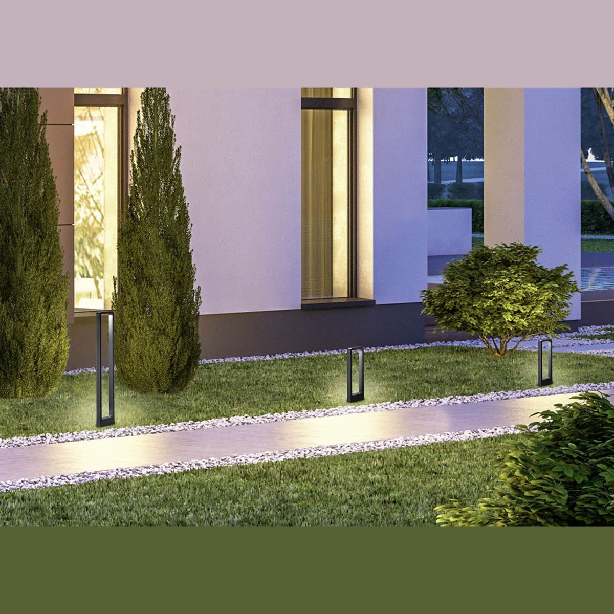 Lampade: LED Aussen Stehleuchte, Höhe 100 cm – Nuovo (secondo la descrizione) da Kreuzlingen venduto da Smart-Light 2