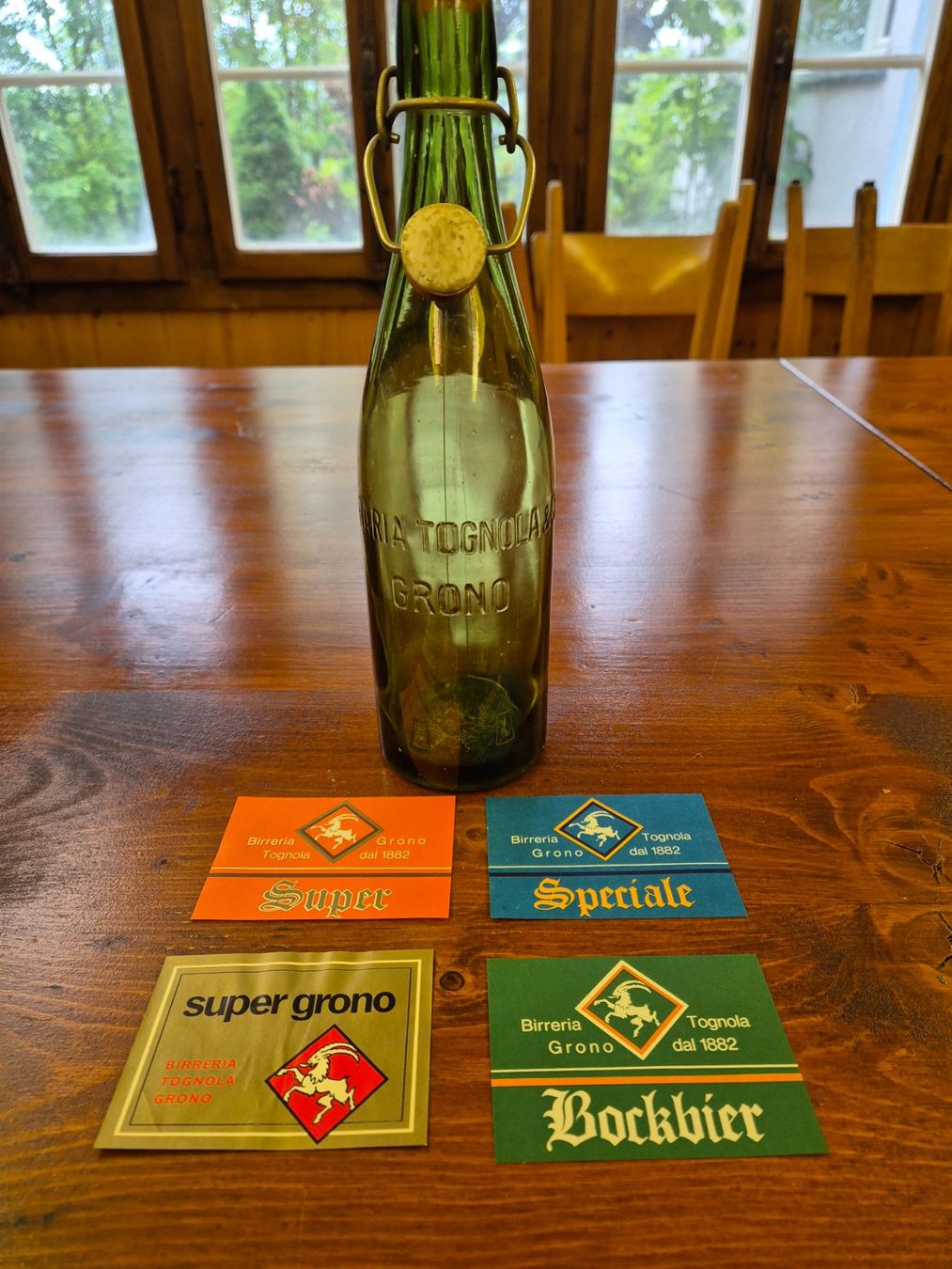 Bicchieri, Caraffe & Bottiglie: Bier Brauerei Tognola Grono – Usato da St.Gallen venduto da Stocken64