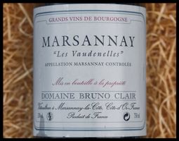MARSANNAY - 2009 "Les Vaudenelles" Domaine Bruno CLAIR