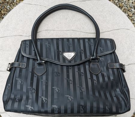 Mollerus grosse Handtasche silber (NEU) Vintage - RARITÄT