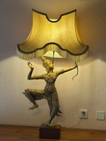 Antike Lampe / Tischlampe aus Bronze / Unikat