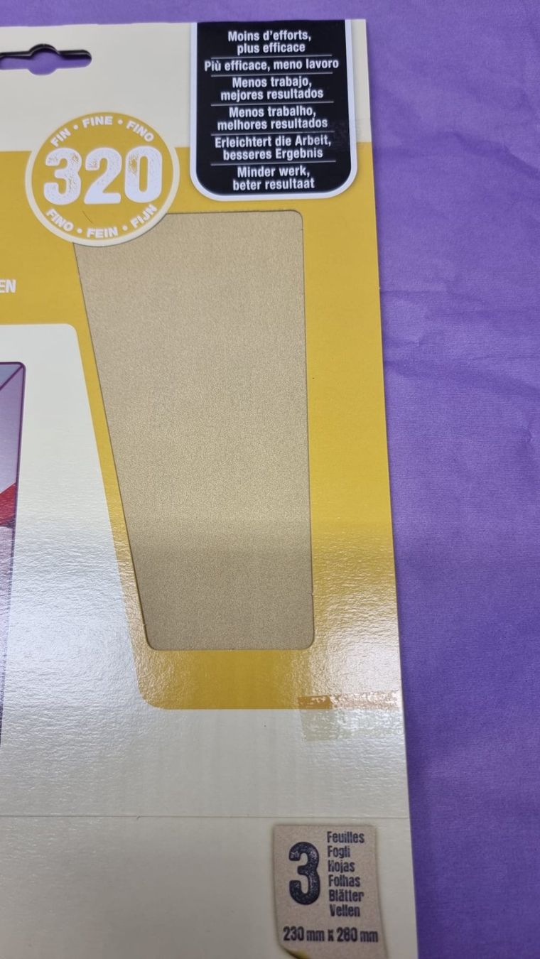 3M Alle Werkzeuge: 3M Sandblaster Feinschliff Schleifpapier 320 Körnung – Neu und originalverpackt aus Rebstein von James-Dean 3