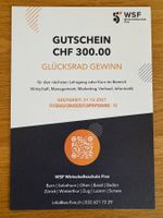WSF Gutschein 300 Franken für Kurse bis Ende 2027