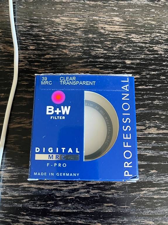Filter: B & W 39mm Transparent Filter – Gebraucht aus Cugnasco von malbeats