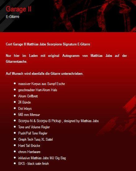 Strumenti musicali: E-Gitare Cort Garage Prototyp 2 – Nuovo (secondo la descrizione) da PRILLY venduto da hurricane2000 6