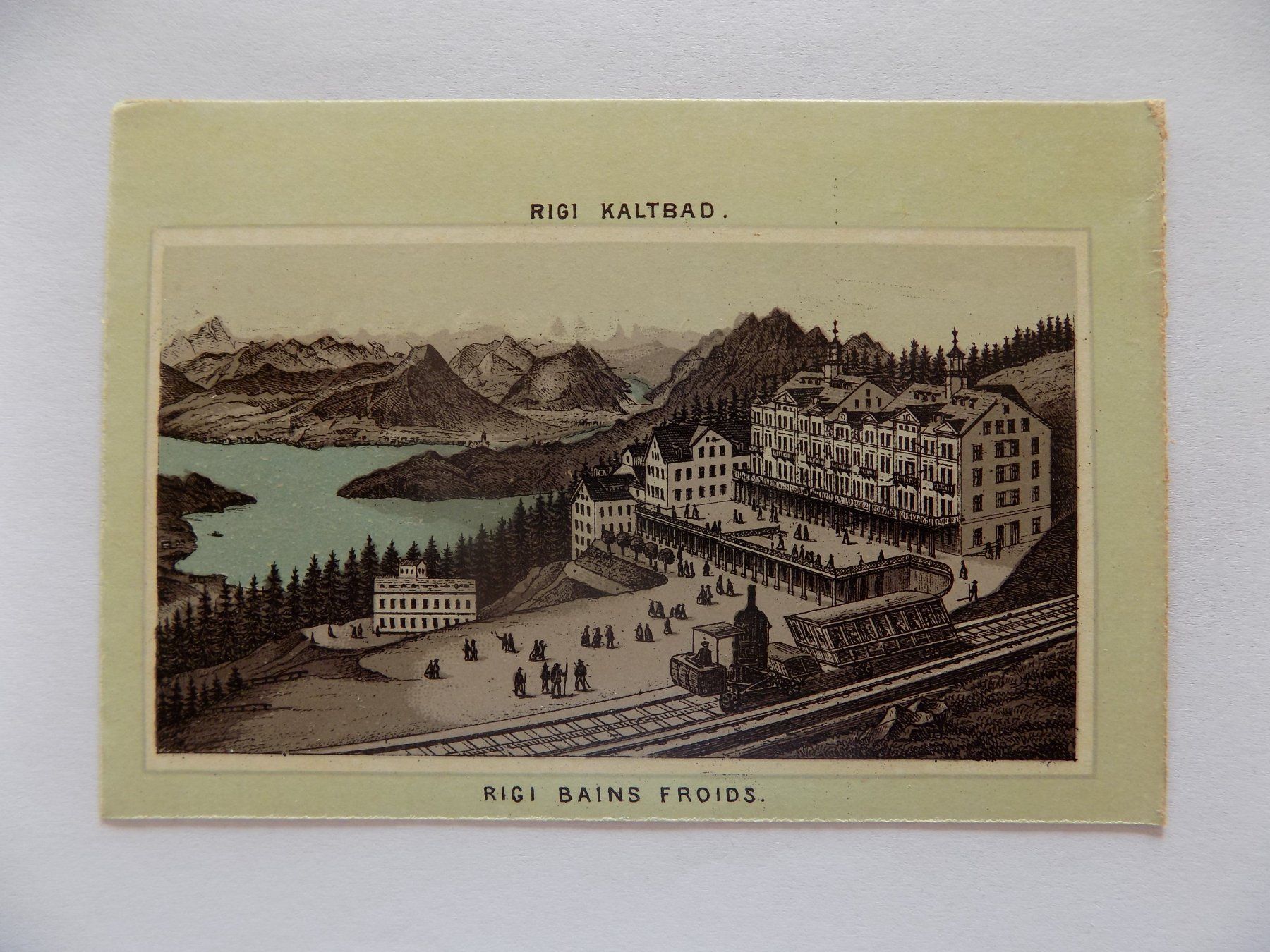 Incisioni: Rigi Kaltbad – Usato da Risch venduto da Antikfee 1