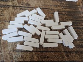 lego 14716 lot de 30 pièces White Brick 1 x 1 x 3