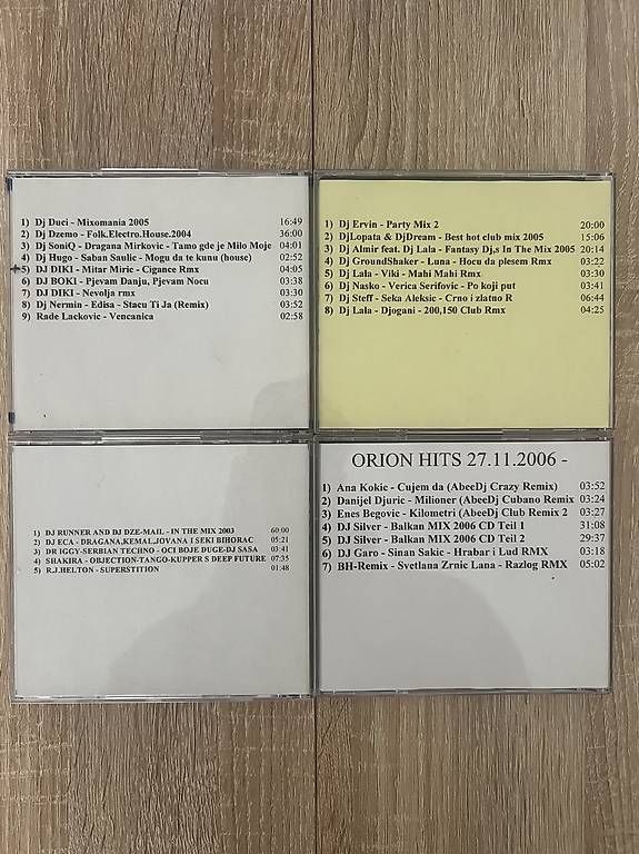 CD: Balkan Megamix x Remix 2 rare 4 cds – Usato da Zofingen venduto da Kolega01