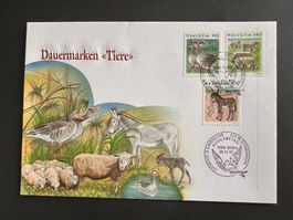 FDC Brief 1995 Sondermarken Philswiss Spezialcouvert (P887)
