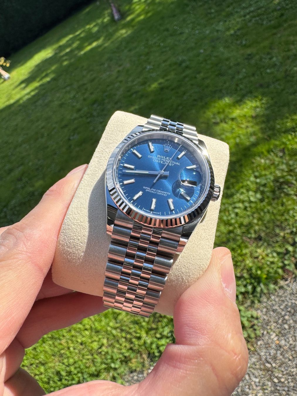 Rolex Orologi: Rolex Datejust 36mm, neuve, cadran bleu – Nuovo e nell'imballaggio originale da Perly venduto da Doghos 1