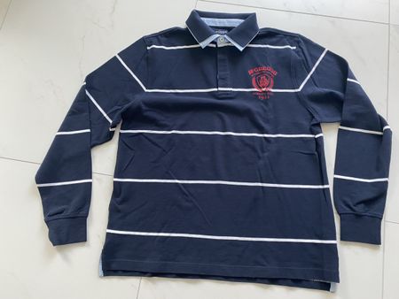 McGregor Poloshirt langarm XL dunkelblau/weiss NEU ungetrage
