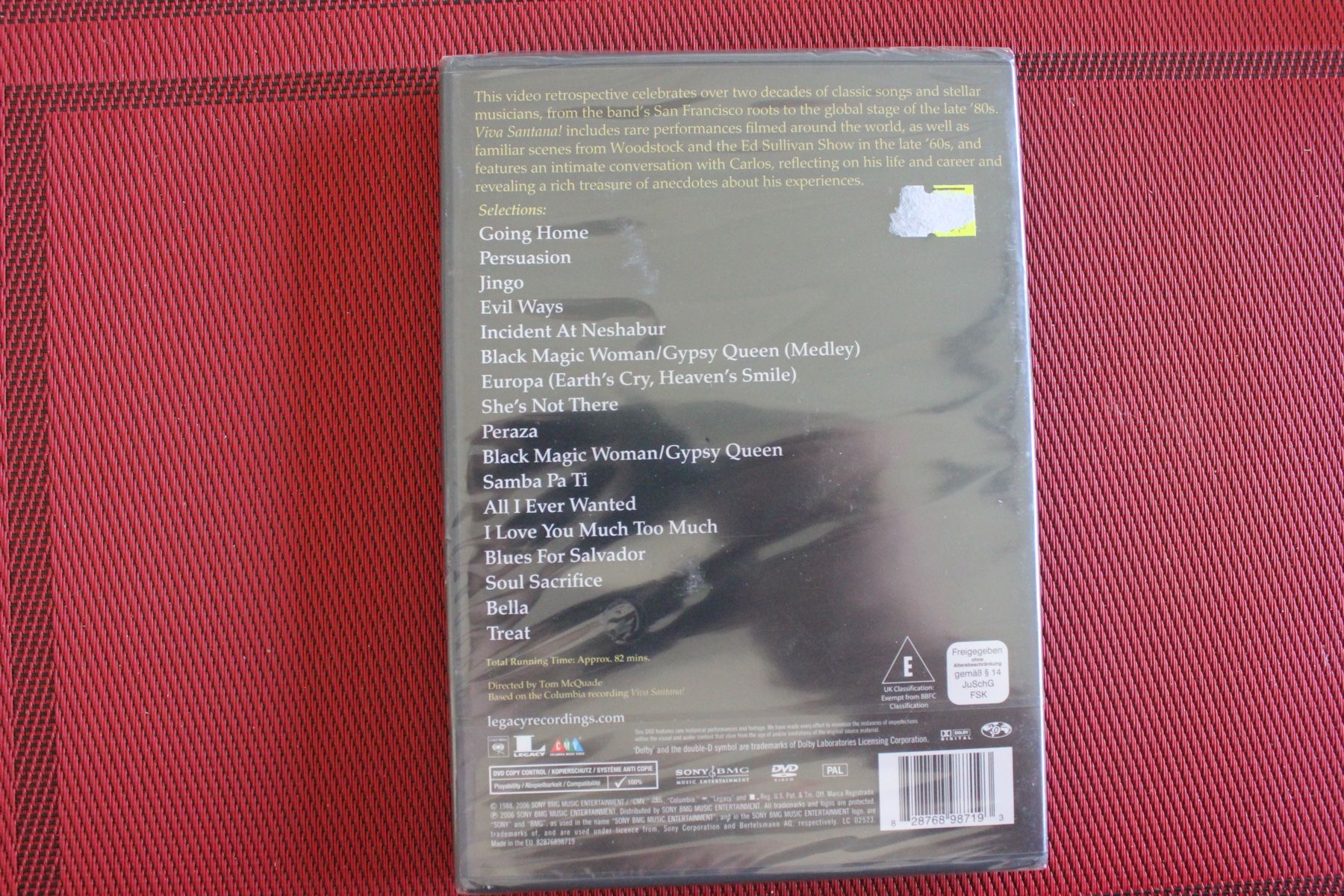 Tutti i DVDs: SANTANA "VIVA SANTANA" DVD NEUWARE – Nuovo e nell'imballaggio originale da Geroldswil venduto da Schlumpfine1973 1